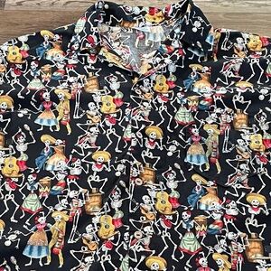 Alohaland day if the dead skeleton Hawaiian shirt 3X